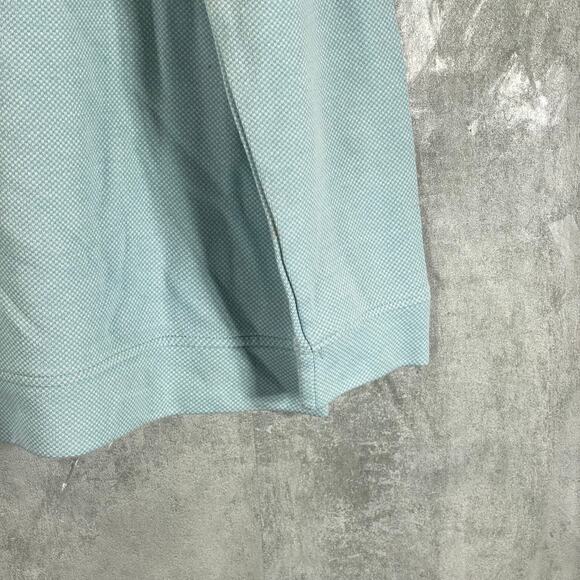 CLUB ROOM Men's Pale Glass Birdseye Mock-Neck Quarter-Zip Pullover Sweater SZ L - Picture 9 of 11